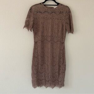 LEITH BEIGE LACE DRESS